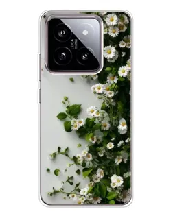 Чохол для Xiaomi 15 з картинкою «Гілка дрібних білих квітів»