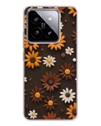 Чохол для Xiaomi 15 з картинкою «Візерунок з маленьких соняшників» Чохол для Xiaomi 15 з картинкою «Візерунок з маленьких соняшників»