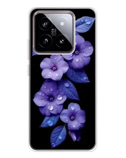 Чохол для Xiaomi 15 з картинкою «Фіолетові квіти з росою» Чохол для Xiaomi 15 з картинкою «Фіолетові квіти з росою»