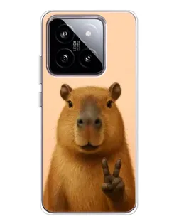 Чохол для Xiaomi 15 з картинкою «Капібара вікторія» Чохол для Xiaomi 15 з картинкою «Капібара вікторія»