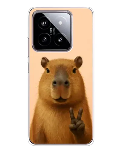 Чохол для Xiaomi 15 з картинкою «Капібара вікторія»