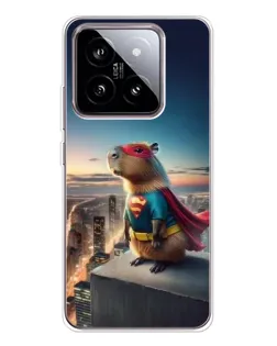 Чохол для Xiaomi 15 з картинкою «Капі-мен супергерой» Чохол для Xiaomi 15 з картинкою «Капі-мен супергерой»