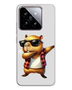 Чохол для Xiaomi 15 з картинкою «Капібара репер даб» Чохол для Xiaomi 15 з картинкою «Капібара репер даб»