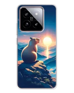 Чохол для Xiaomi 15 з картинкою «Захід сонця з капібарою» Чохол для Xiaomi 15 з картинкою «Захід сонця з капібарою»