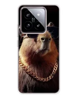 Чохол для Xiaomi 15 з картинкою «Капібара золотий ланцюг» Чохол для Xiaomi 15 з картинкою «Капібара золотий ланцюг»