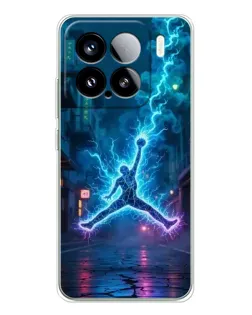 Чехол для Xiaomi 15S Pro с картинкой «Jordan Gold Jumpman»