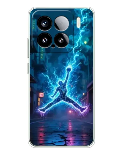 Чехол для Xiaomi 15S Pro с картинкой «Jordan Gold Jumpman»
