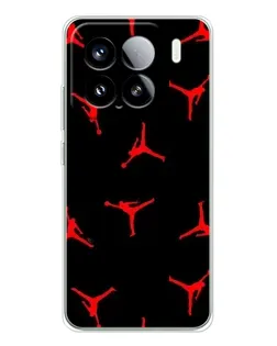 Чехол для Xiaomi 15S Pro с картинкой «Jordan Red Pattern»
