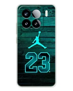 Чехол для Xiaomi 15S Pro с картинкой «Jordan Cyan 23»