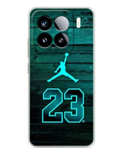 Чехол для Xiaomi 15S Pro с картинкой «Jordan Cyan 23»