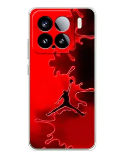 Чехол для Xiaomi 15S Pro с картинкой «Jordan Red Smoke»