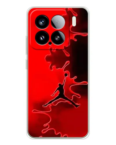 Чехол для Xiaomi 15S Pro с картинкой «Jordan Red Smoke»