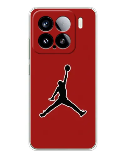 Чехол для Xiaomi 15S Pro с картинкой «Jordan Red Back»