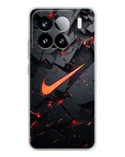 Чехол для Xiaomi 15S Pro с картинкой «Nike — эффект разломов» Чехол для Xiaomi 15S Pro с картинкой «Nike — эффект разломов»