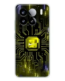 Чехол для Xiaomi 15S Pro с картинкой «Nike — золотая искра» Чехол для Xiaomi 15S Pro с картинкой «Nike — золотая искра»