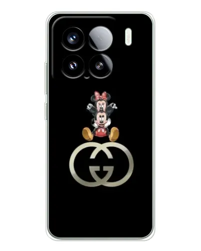 Чехол для Xiaomi 15S Pro с картинкой «Минни Маус на лого»