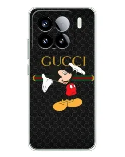 Чехол для Xiaomi 15S Pro с картинкой «Микки Маус Gucci»