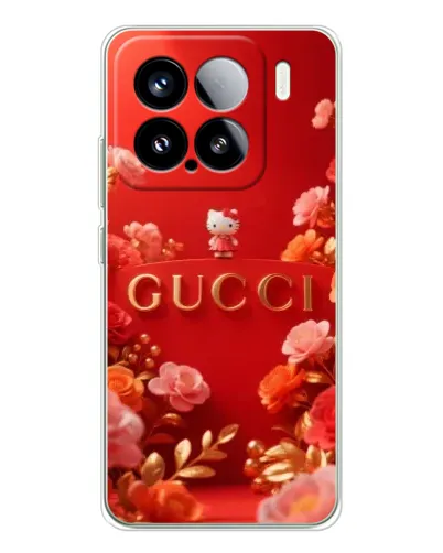 Чехол для Xiaomi 15S Pro с картинкой «Gucci — золотой сад»