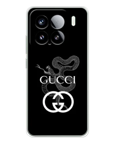 Чехол для Xiaomi 15S Pro с картинкой «Gucci — серебряная змея»