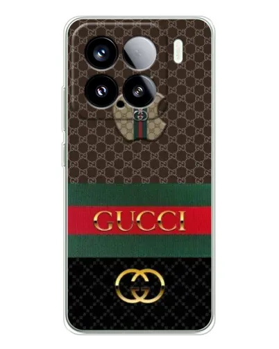 Чехол для Xiaomi 15S Pro с картинкой «Gucci — брендированный десерт»