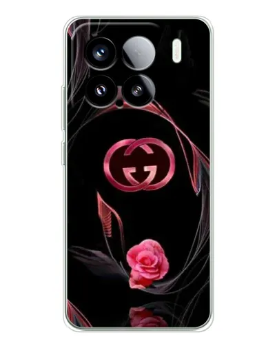 Чехол для Xiaomi 15S Pro с картинкой «Gucci — неоновая роза»