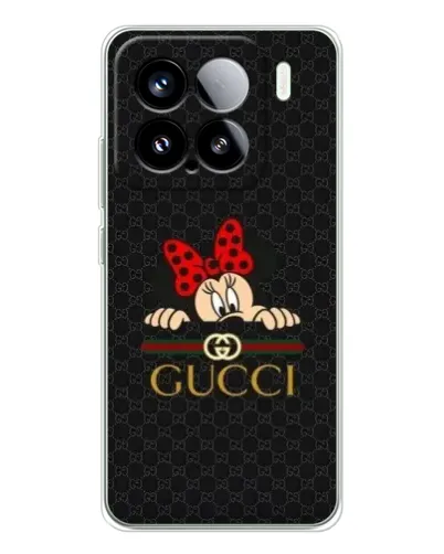 Чехол для Xiaomi 15S Pro с картинкой «Минни Маус Gucci — черный» Чехол для Xiaomi 15S Pro с картинкой «Минни Маус Gucci — черный»
