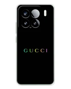Чехол для Xiaomi 15S Pro с картинкой «Gucci — неоновый минимализм»