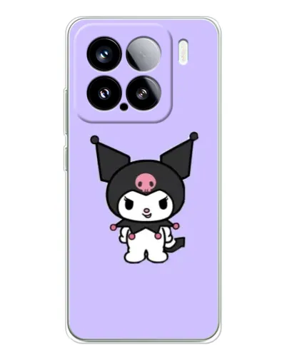 Чехол для Xiaomi 15S Pro с картинкой «Kuromi — нежный фиолетовый»