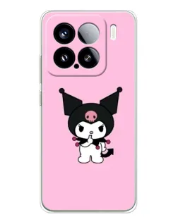 Чехол для Xiaomi 15S Pro с картинкой «Kuromi — розовая нежность»