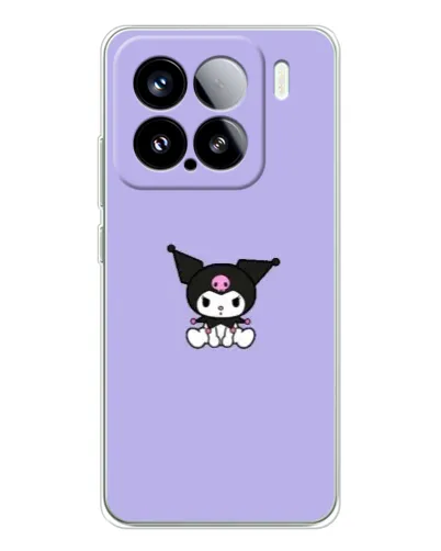 Чехол для Xiaomi 15S Pro с картинкой «Kuromi — фиолетовый минимализм»