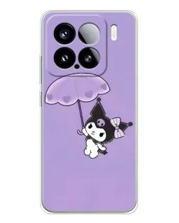 Чехол для Xiaomi 15S Pro с картинкой «Kuromi с зонтиком»
