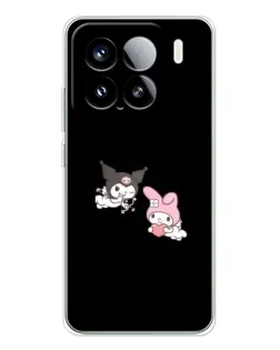 Чехол для Xiaomi 15S Pro с картинкой «My Melody и Kuromi»