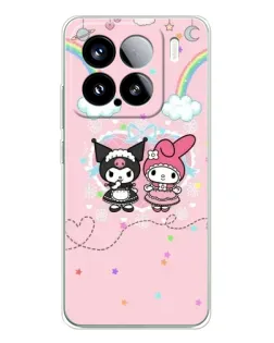 Чехол для Xiaomi 15S Pro с картинкой «My Melody и Kuromi»