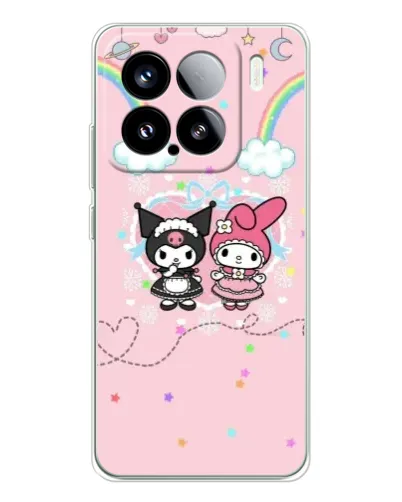 Чехол для Xiaomi 15S Pro с картинкой «My Melody и Kuromi»