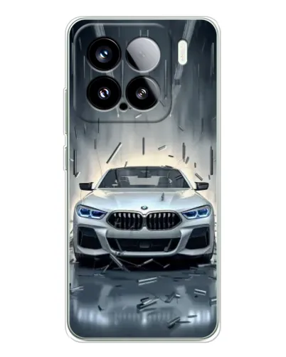 Чехол для Xiaomi 15S Pro с картинкой «BMW в свете фар» Чехол для Xiaomi 15S Pro с картинкой «BMW в свете фар»