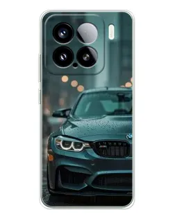 Чехол для Xiaomi 15S Pro с картинкой «BMW в огнях города»