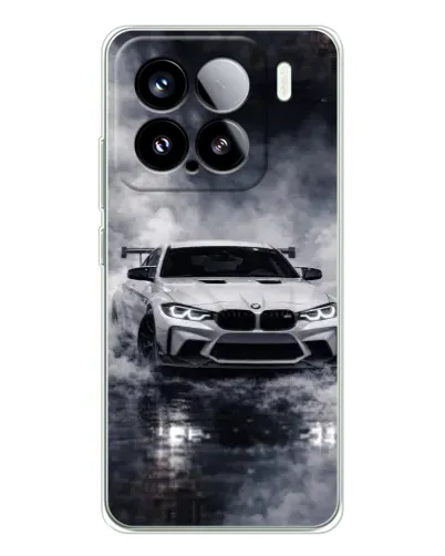 Чехол для Xiaomi 15S Pro с картинкой «BMW сквозь туман» Чехол для Xiaomi 15S Pro с картинкой «BMW сквозь туман»