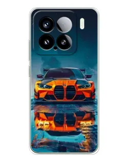 Чехол для Xiaomi 15S Pro с картинкой «BMW — золотая эмблема»