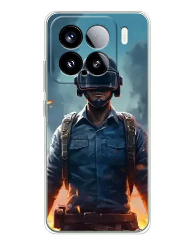 Чехол для Xiaomi 15S Pro с картинкой «PUBG — реалистичный герой»