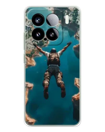 Чехол для Xiaomi 15S Pro с картинкой «PUBG — свободное падение»