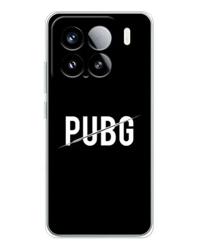 Чехол для Xiaomi 15S Pro с картинкой «PUBG — белый логотип»