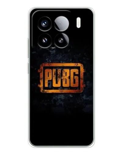 Чехол для Xiaomi 15S Pro с картинкой «PUBG — золотой логотип»