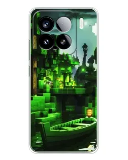 Чехол для Xiaomi 15S Pro с картинкой «Minecraft лесной пейзаж» Чехол для Xiaomi 15S Pro с картинкой «Minecraft лесной пейзаж»