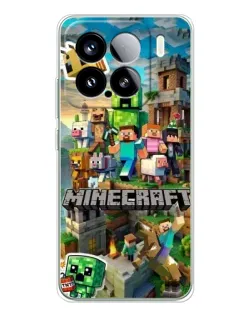 Чехол для Xiaomi 15S Pro с картинкой «Замок Minecraft» Чехол для Xiaomi 15S Pro с картинкой «Замок Minecraft»
