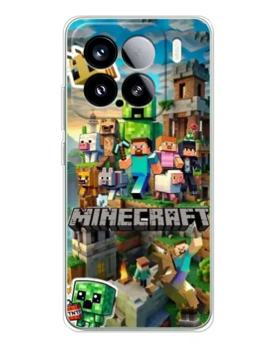 Чехол для Xiaomi 15S Pro с картинкой «Замок Minecraft» Чехол для Xiaomi 15S Pro с картинкой «Замок Minecraft»