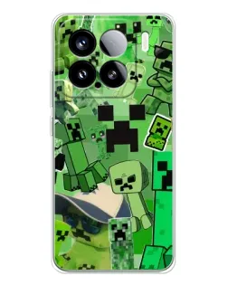 Чехол для Xiaomi 15S Pro с картинкой «Криперы Minecraft» Чехол для Xiaomi 15S Pro с картинкой «Криперы Minecraft»