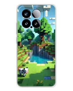Чохол для Xiaomi 15S Pro з картинкою «Minecraft літній день»