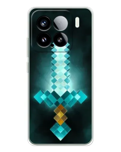 Чехол для Xiaomi 15S Pro с картинкой «Алмазный меч неон» Чехол для Xiaomi 15S Pro с картинкой «Алмазный меч неон»