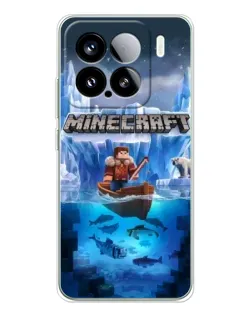 Чохол для Xiaomi 15S Pro з картинкою «Minecraft льодянийсвіт»