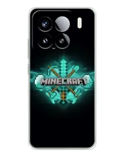Чохол для Xiaomi 15S Pro з картинкою «Minecraft Diamond лого»